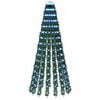 vidaXL LED Christmas Tree 150 cm 240 LEDs Blue Steel Green