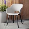 Keter Garden Chair with Metal Legs Noa 2 pcs White
