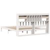 vidaXL Bookcase Bed without Mattress White 180x200 cm Super King Solid Wood Pine