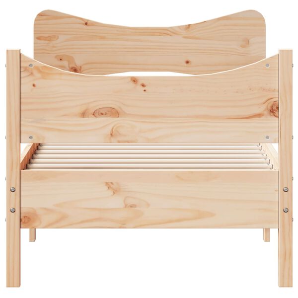 vidaXL Bed Frame without Mattress 90x200 cm Solid Wood Pine