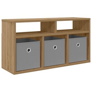 vidaXL Lowboard 72 x 22.5 x 38 cm Artisan Oak