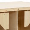 vidaXL Chicken Laying Nest 4 Compartments 106x40x45 cm Solid Pine Wood