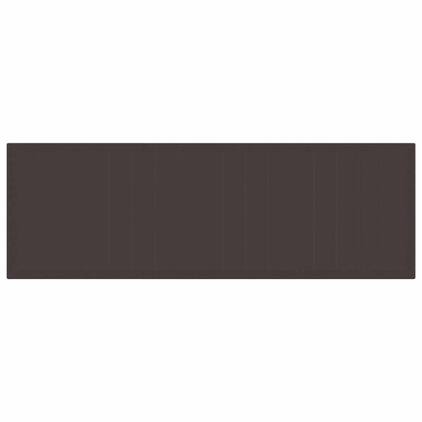 vidaXL Garden Dining Set with Cushion 11 pcs Brown Rattan