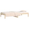 vidaXL Day Bed without Mattress 90x190 cm Single Single Solid Wood Pine