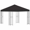vidaXL Gazebo 3 x 3 m Anthracite Polyester and Steel 190 gsm