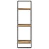 vidaXL Wall Shelf Artisan Oak 30 x 25 x 100 cm Engineered Wood