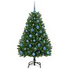 vidaXL Artificial Christmas Tree Green 150 cm PVC and Metal
