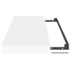 vidaXL Floating Wall Shelves 2 pcs White 60x23.5x3.8 cm MDF
