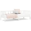 vidaXL Day Bed without Mattress White 80x200cm Solid Wood Pine