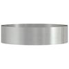 vidaXL Planter Ring Silver 80 x 80 x 20 cm Stainless Steel