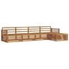 vidaXL Outdoor Sofa Set 5 pcs Natural Solid Acacia Wood