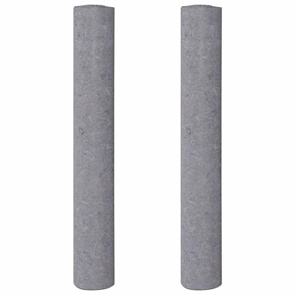 vidaXL Non-slip Painter Fleeces 2 pcs 10 m 220 g/m&sup2; Grey