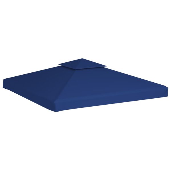 vidaXL Gazebo Cover Canopy Replacement 310 g / m&sup2; Dark Blue 3 x 3 m