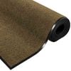 vidaXL Doormat Other Brown and Black 120 x 300 cm Polyamide and PVC