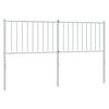 vidaXL Metal Replace Headboard White 150 cm