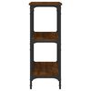 vidaXL Console Table Brown Oak 100x29x75 cm Engineered Wood