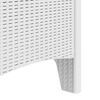 vidaXL Garden Chair 4 pcs White 53 x 49 x 85 cm PP