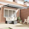 vidaXL Awning Frame Retractable White 3 x 2 m Powder-coated Steel