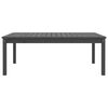 vidaXL Garden Table Grey 121x82.5x45 cm Solid Wood Pine