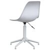 vidaXL Swivel Office Chair White PP