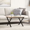 vidaXL Coffee Table Legs X-Frame 60x40x38 cm Steel