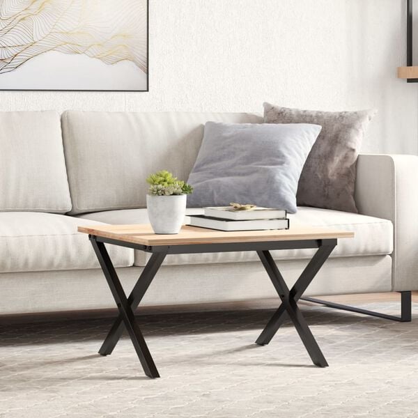 vidaXL Coffee Table Legs X-Frame 60x40x38 cm Steel