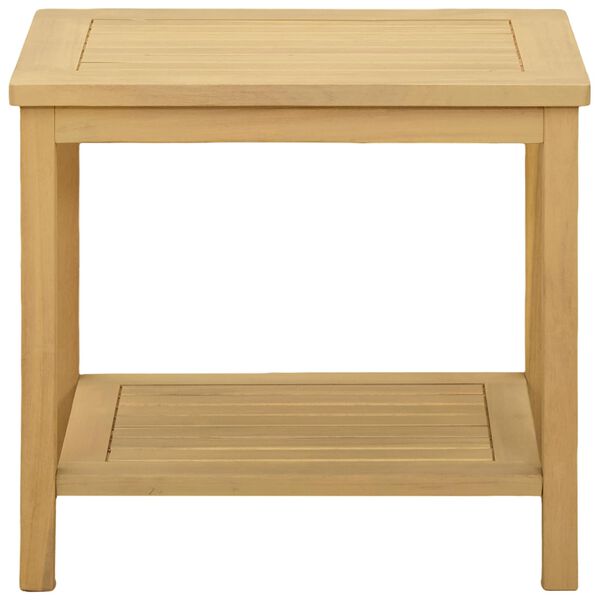 vidaXL Side Table Oil Natural 50 x 35 x 45 cm Solid Acacia Wood