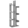 vidaXL Book Cabinet 48x25,5x140 cm Grey Sonoma Engineered Wood