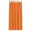 vidaXL Blackout Curtains with Rings 2 pcs Bright Orange 260 x 140 cm