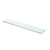vidaXL Shelves 2 pcs Panel Glass Clear 70x12 cm