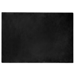 vidaXL Faux Rabbit Fur Rug Olite Black 140 x 200 cm Polyester