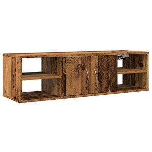 vidaXL Wall Cabinet Old Wood 101x30x29 cm Engineered Wood
