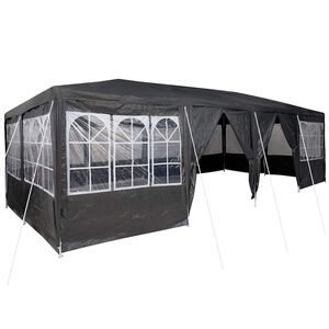 vidaXL Party Tent Anthracite 800 x 400 x 266 cm Polyethylene