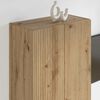 vidaXL TV Wall Cabinet Artisan Oak 59.5 x 31 x 100 cm Engineered Wood