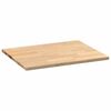 vidaXL Kitchen Worktop 80x63.5x2.7 cm Solid Wood Oak Rectangular