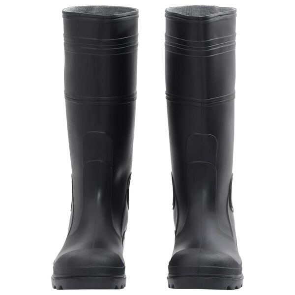 vidaXL Rain Boots Black Size 41 PVC