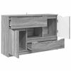 vidaXL Sideboard Grey Sonoma 100 x 30 x 65.6 Engineered Wood