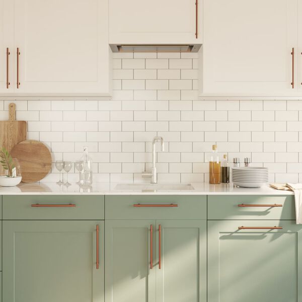 vidaXL Cabinet Handles 20 pcs Bronze 192 mm Stainless Steel