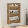 vidaXL Shoe Cabinet Artisan Oak 60 x 18 x 90 cm Engineered Wood