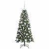 vidaXL Artificial Christmas Tree with 150 LEDs Green 55 x 55 x 120 cm