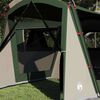 vidaXL Family Tent with Roof Green and White 745 x 700 x 217 cm
