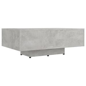 vidaXL Coffee Table Concrete Grey 85x55x31 cm Engineered Wood