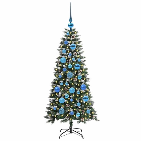 vidaXL Artificial Christmas Tree with 150 LEDs Green 50 x 50 x 120 cm