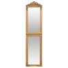 vidaXL Free-Standing Mirror Gold 45x180 cm