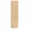 vidaXL CD Cabinets 2 pcs Sonoma Oak 21x16x93.5 cm Engineered Wood