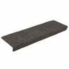 vidaXL Stair Mats Self-adhesive 15 pcs 65x21x4 cm Anthracite Rectangular Edge