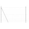 vidaXL Fence Post Galvanized 50 x 1.5 m Steel