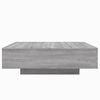 vidaXL Coffee Table Grey Sonoma 100x100x31 cm Engineered Wood