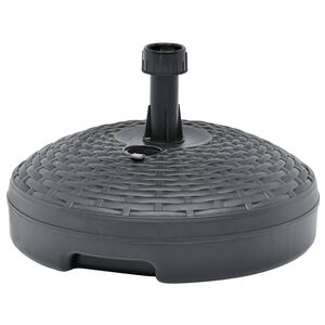 vidaXL Umbrella Base | Anthracite | Plastic | Medium | Durable | Umbrella Base