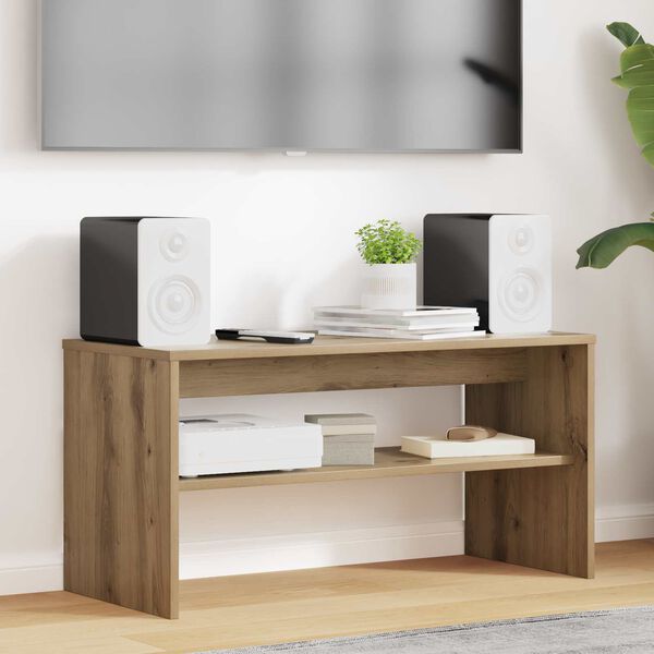 vidaXL TV Cabinet Artisan Oak 80 x 35 x 40 cm Engineered Wood